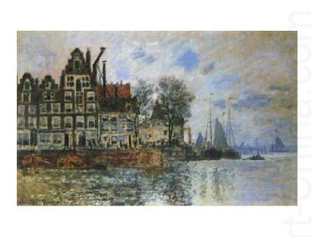 Claude Monet View of Amsterdam china oil painting image